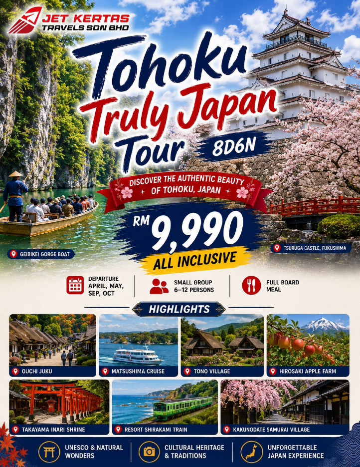 TOHOKU TRULY JAPAN 8D6N