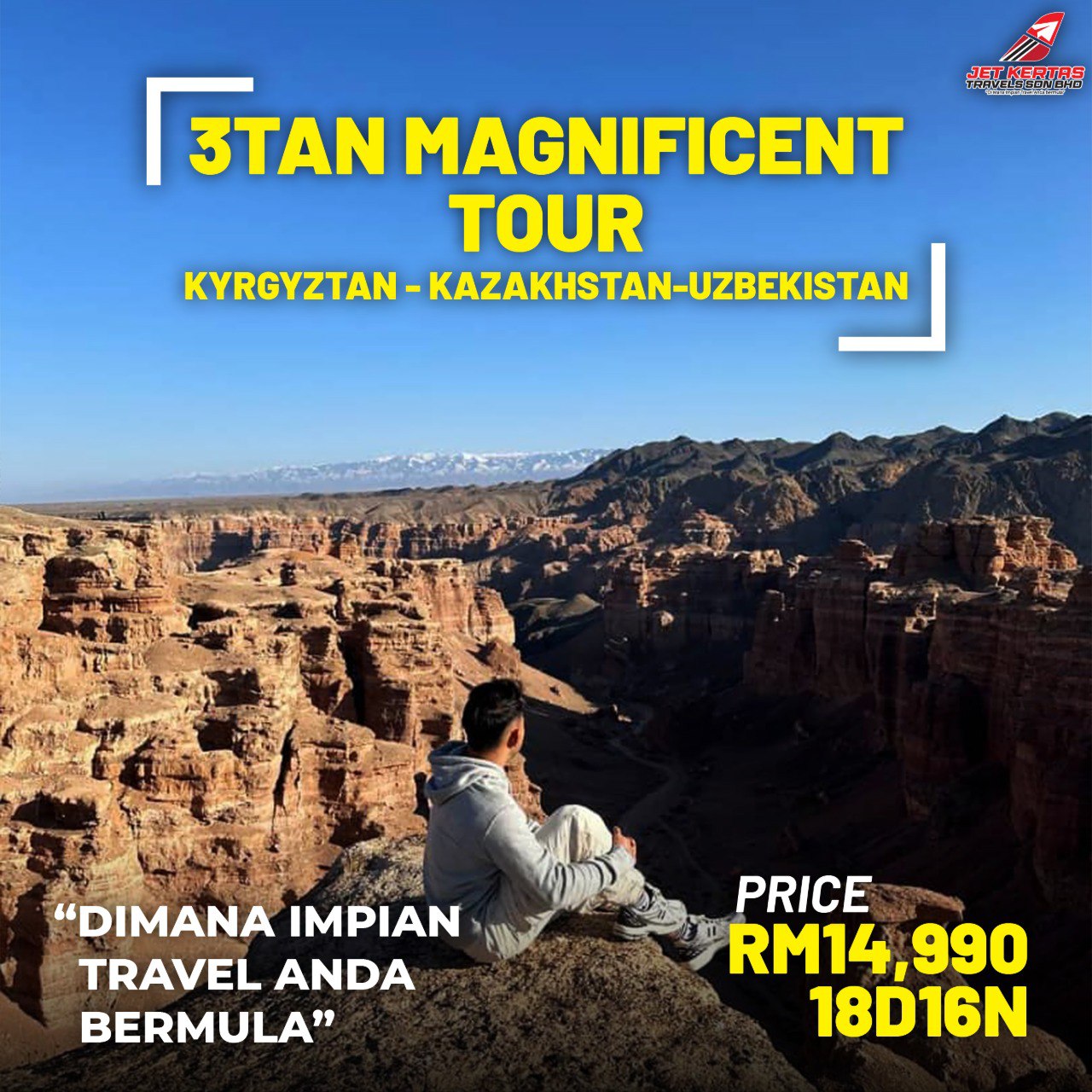 3TAN Magnificent Tour 18D16N 🌍✨ Uzbekistan - Kazakhstan - Kyrgyzstan