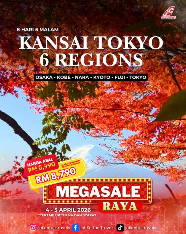 Kansai Tokyo Premium 8D5N 6 REGIONS