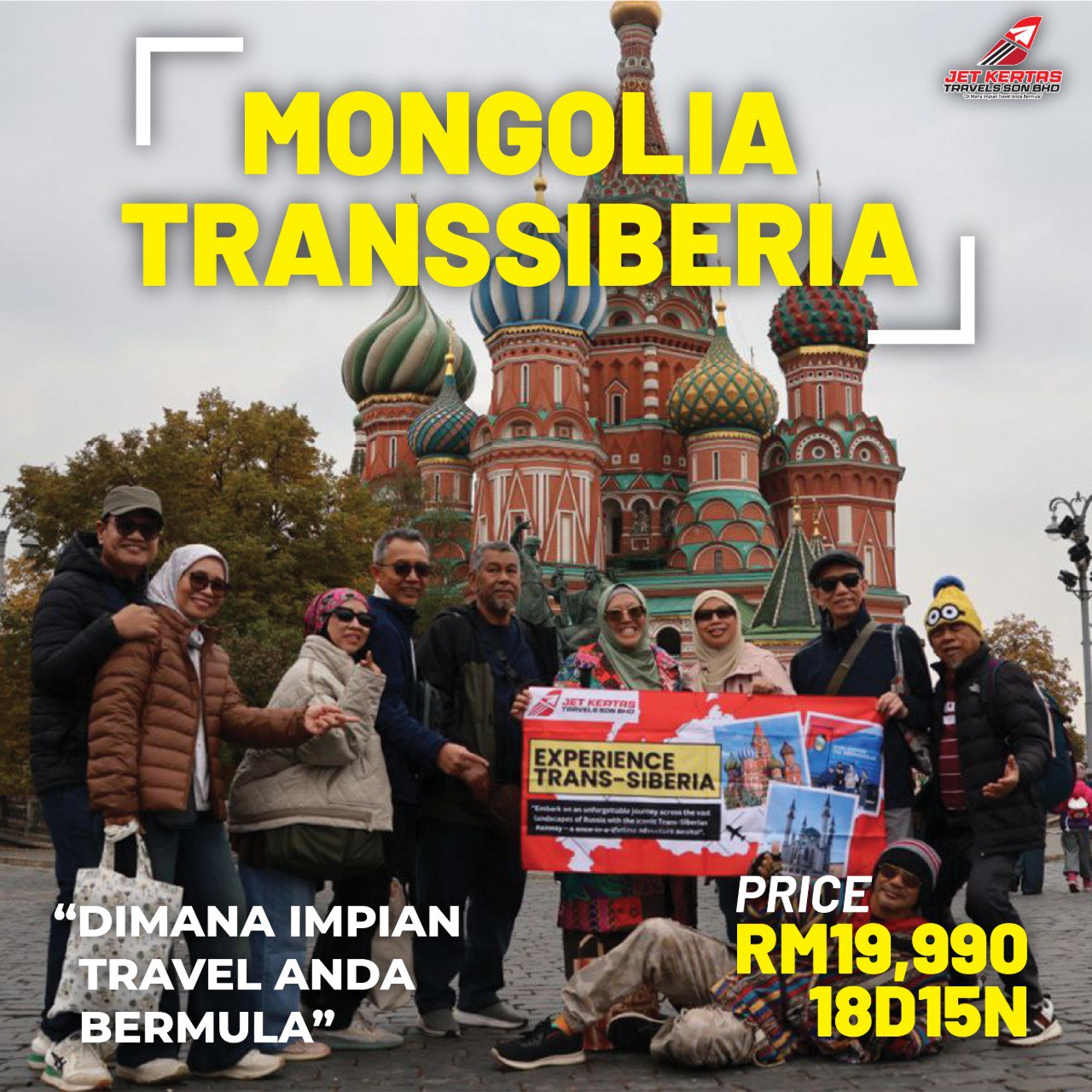 MONGOLIA + RUSSIA TRANS-SIBERIA TOUR 18D15N