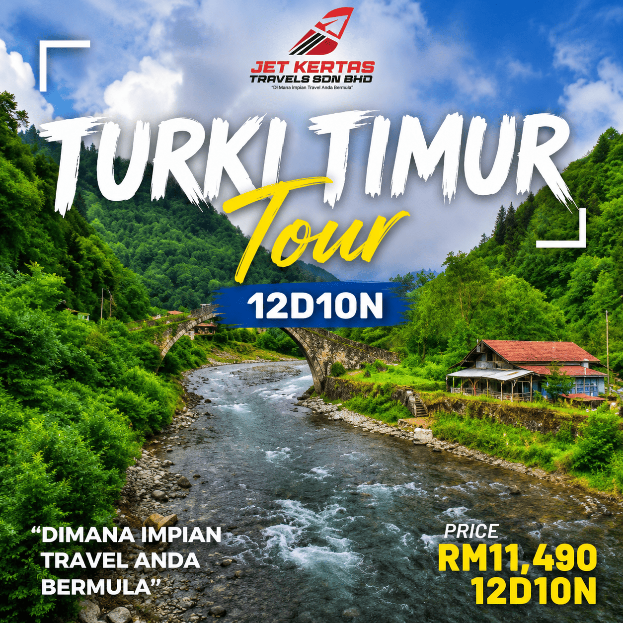 Turki Timur 12D10N